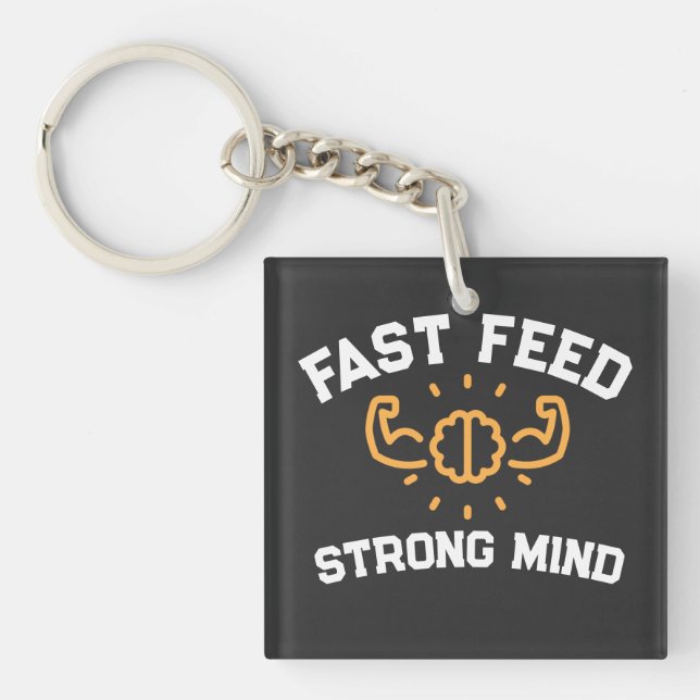 Snabb Matning Stark Sinnesstämning Gym Citat (Framsidan)