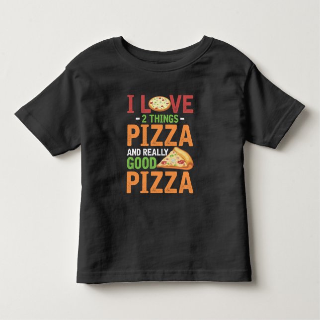 Snabb matsbit Pizza Segment Älskare Foodie T Shirt (Framsida)