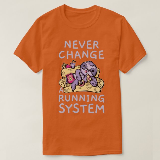 Snabb mattid på en Soffa T Shirt (Design framsida)