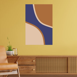 Snabb och blå minimalistisk sjöräddningsform och K Poster