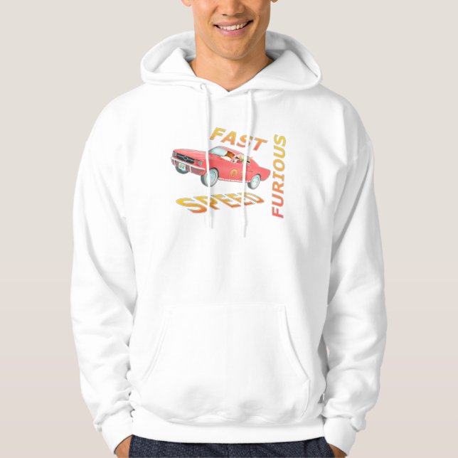 Snabb och snabb felfri 01 hoodie (Framsida)
