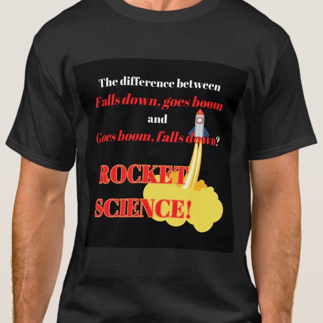 Snabb Oplanerad Demontering Rymdvetenskap T Shirt (Rocket Science Humor T-Shirt)