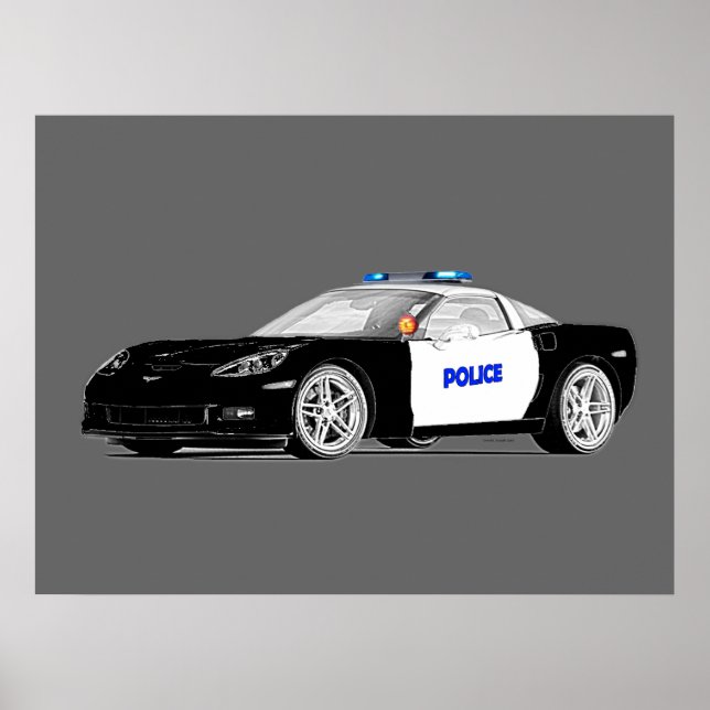 Snabb polisbil! poster (Framsidan)