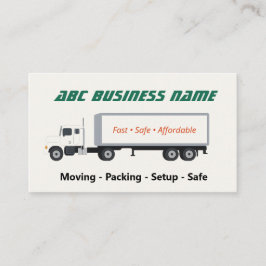 Snabb Säker Flytta Company Visitkort