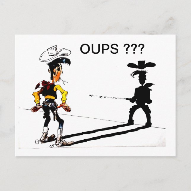 snabb skugga.. vykort (Framsida)