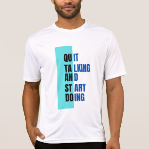 SNABB TALA OCH BÖRJA MED T-shirt