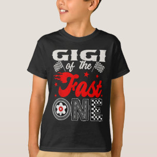 Snabb Tävla på 1:a födelsedag - bilfamilj T Shirt