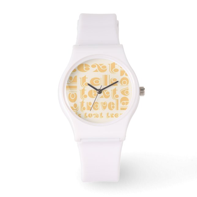 Snabb textresning armbandsur (Framsida)