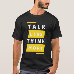 Snabb typografi av mindre Tänka T Shirt