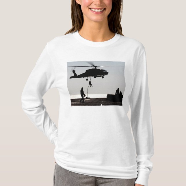 Snabb upplinning av personal från en SH-60F Tee (Framsida)