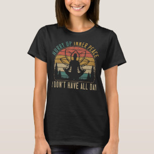 Snabba på Inner Peace Jag väntar på Personality Qu T Shirt