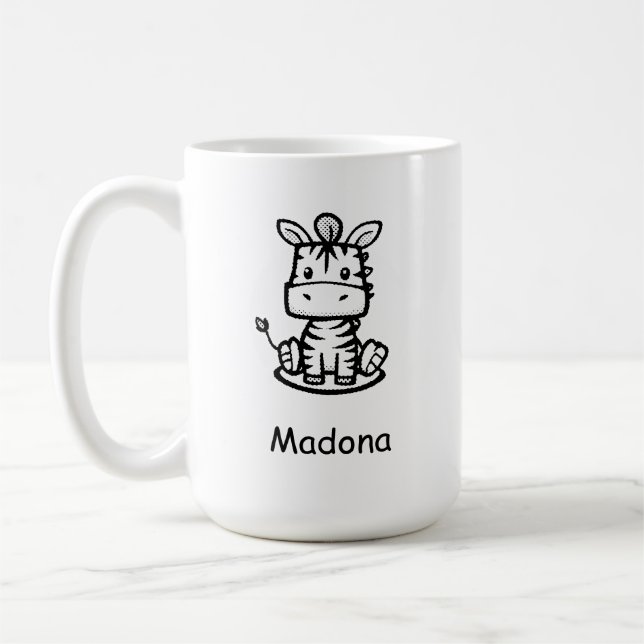 Snabba Sebra Kaffemugg (Vänster)
