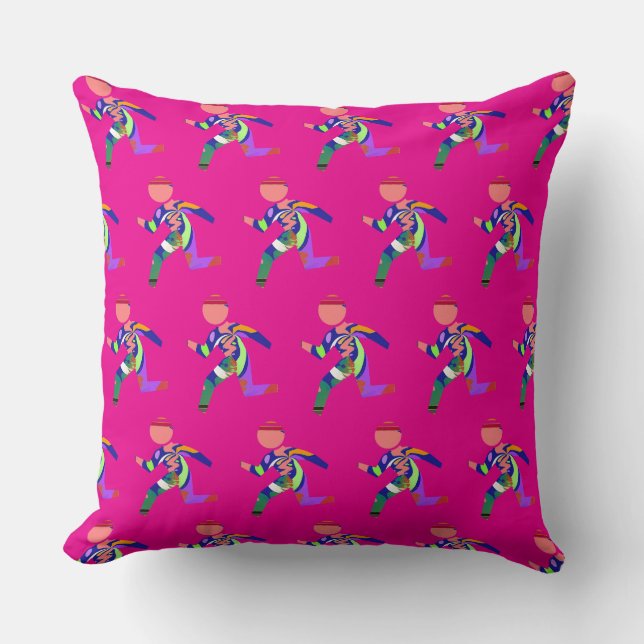 Snabba Snabba Djup Rosa Kudde (Framsida)
