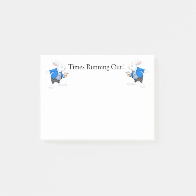 Snabbanteckningstider börjar ta slut post-it block (Framsida)