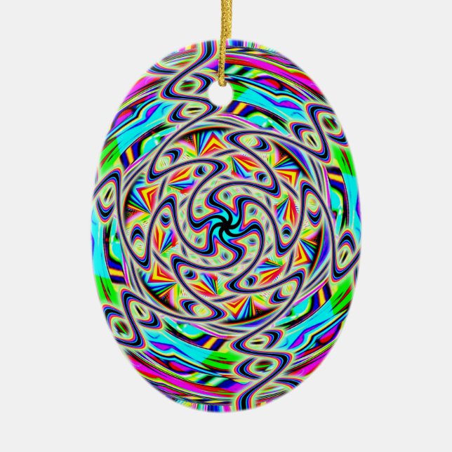 Snabbare än ljudenhet julgransprydnad keramik (Framsidan)