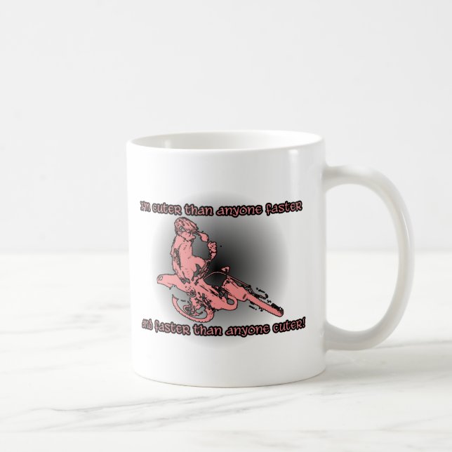 Snabbare dator - Dirt Bike Motocross Mugg (Höger)