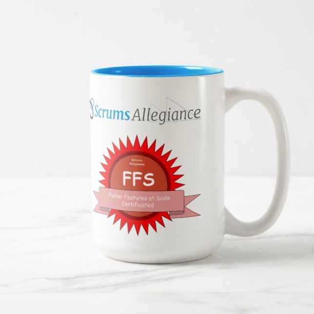 Snabbare funktioner Caffeine Holster Två-Tonad Mugg (Höger)