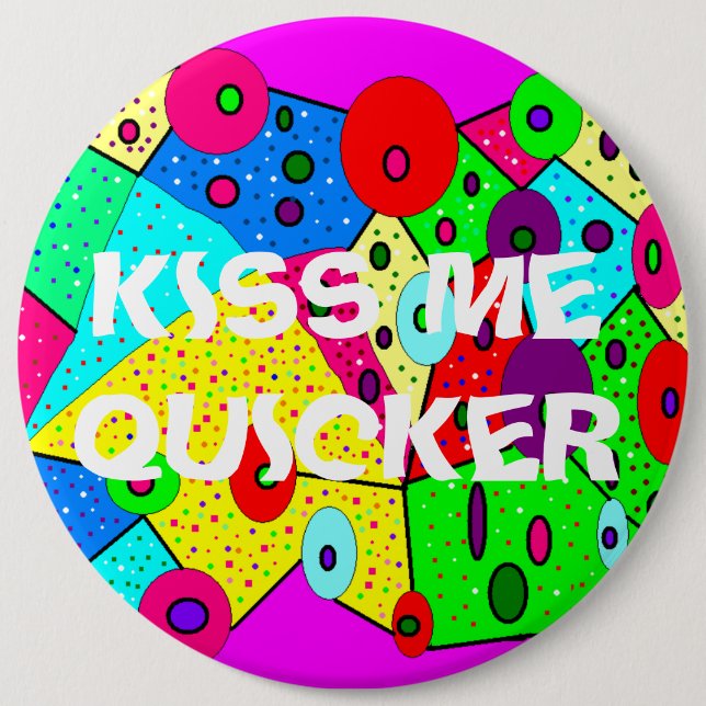 Snabbare roligt party-meddelande om smart design knapp (Framsida)