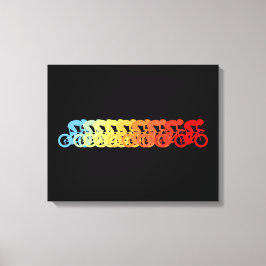 Snabbare, snabbare, snabbare canvastryck