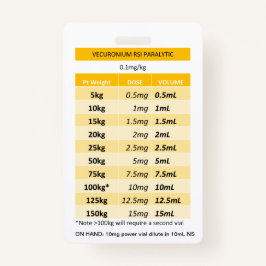 Snabbdosering RE: Vecuronium och Rocuronium Paraly