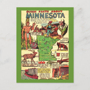 Snabbfakta om Minnesota Vykort