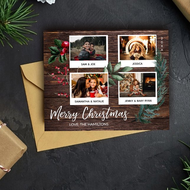 Snabbfoto för budgeterat Rustic God jul Flygblad (Skapare uppladdad)