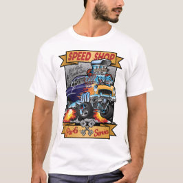 Snabbköp delar och service av Hot rod-muskelbilar T Shirt