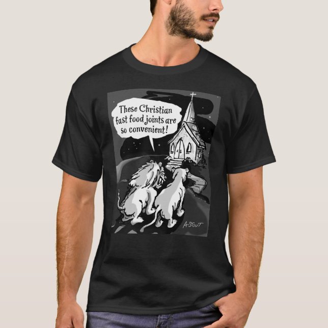  Snabbmat för Lejon - T Shirt (Framsida)