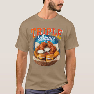 Snabbmat Hamburger Kycklingnugget Foodieriple A D T Shirt