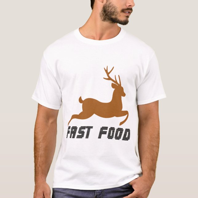 Snabbmat: Hunters ursprungliga hårddisk-Thru T Shirt (Framsida)