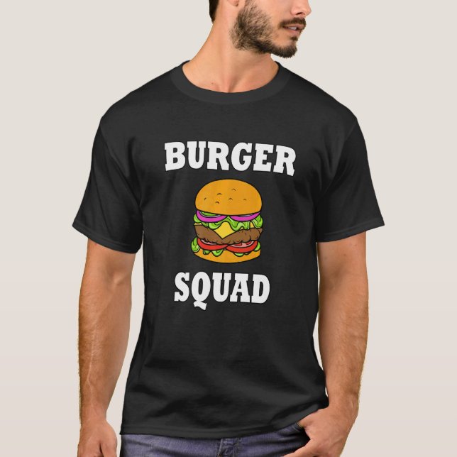 Snabbmat Läcker Burger Hobbykock   T Shirt (Framsida)