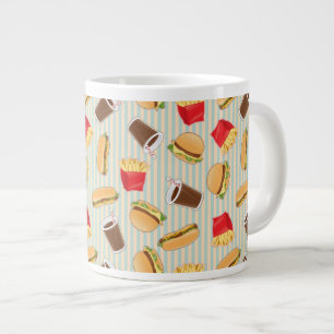 Snabbmat Mönster 2 Jumbo Mugg