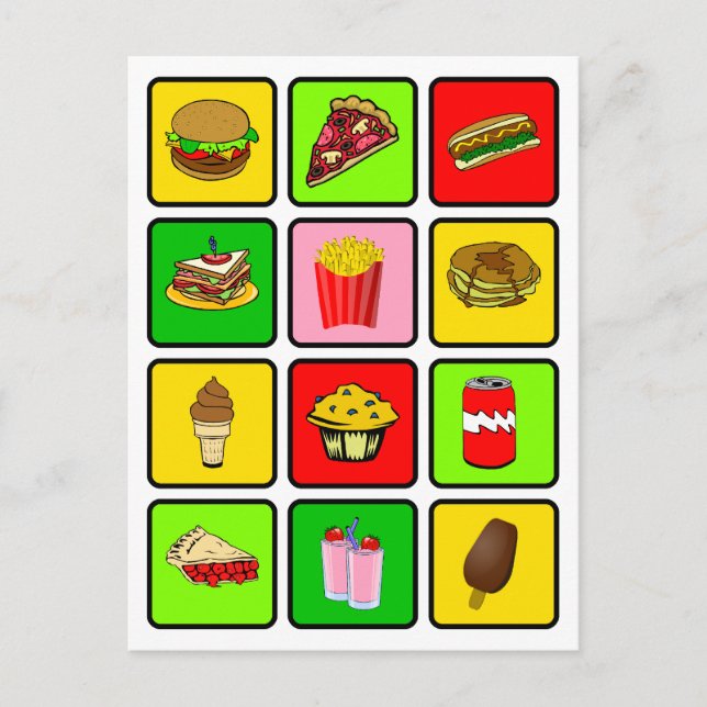 Snabbmatknarkarevykort Vykort (Framsida)