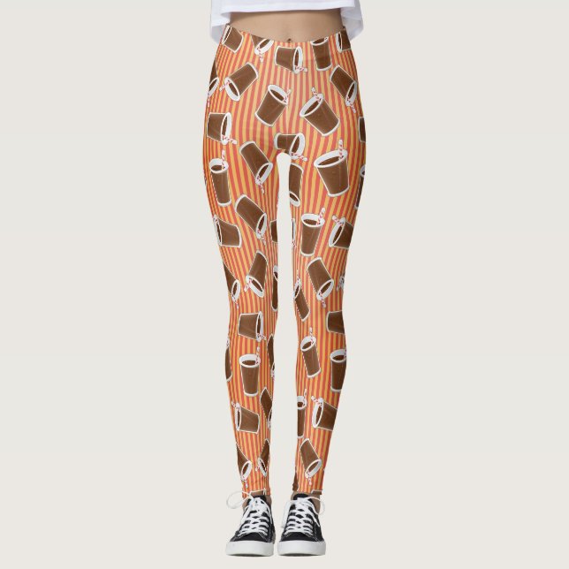 Snabbmatmönster 2 leggings (Framsida)