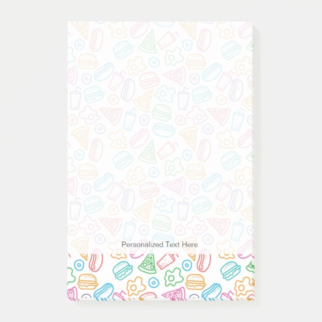 Snabbmatmönster Post-it Block (Framsida)