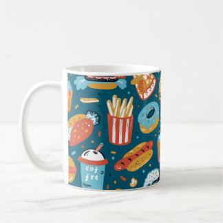 Snabbmatsikoner: Vintage Doodles Kaffemugg