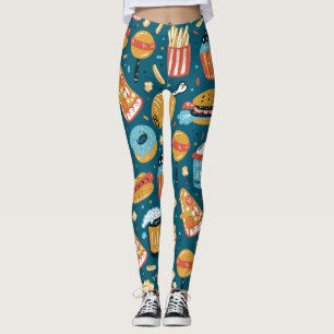 Snabbmatsikoner: Vintage Doodles Leggings