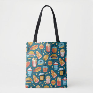 Snabbmatsikoner: Vintage Doodles Tygkasse