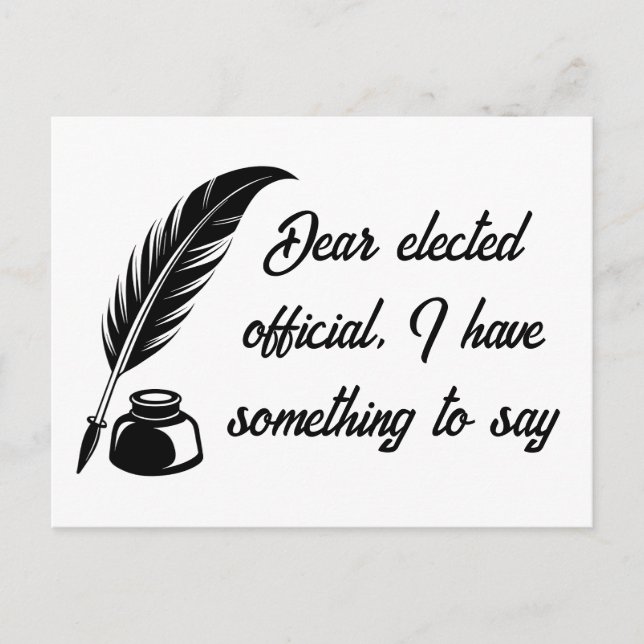 Snabbpennmeddelande till valda Officieller Vykort (Framsida)