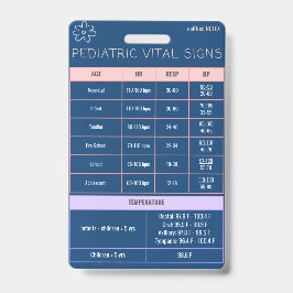 Snabbreferens för pediatrik-märkning