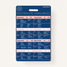 Snabbreferenssäck för elektrolytobalanser