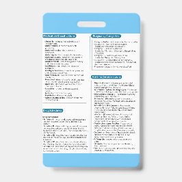 Snabbreferensskylt för Pharamcolgy