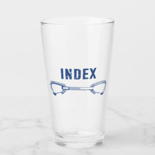 Snabbritning för indexklättring glaskopp