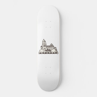 Snabbskiss över flodsidans stad mini skateboard bräda 18,5 cm