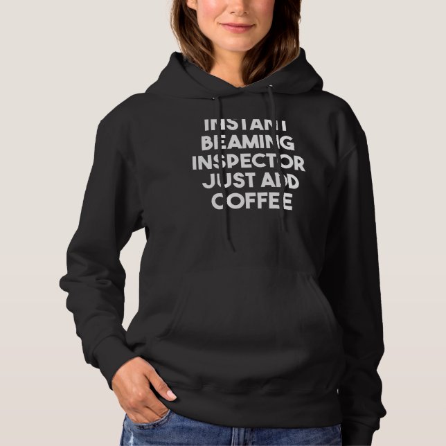 Snabbspelsinspektör Lägg bara till kaffe T Shirt (Framsida)