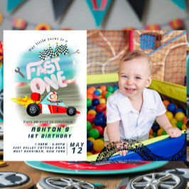 Snabbt en första födelsedag i tävling inbjudningar