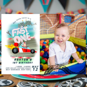 Snabbt en första födelsedag i tävling inbjudningar