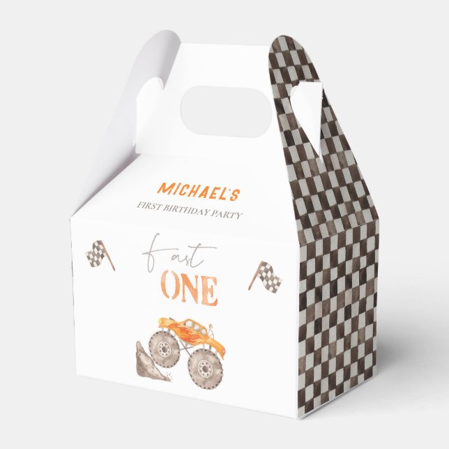 Snabbt en måndaglig favoritruta för Lastbil-födels Presentaskar (Framsidan Sidan)