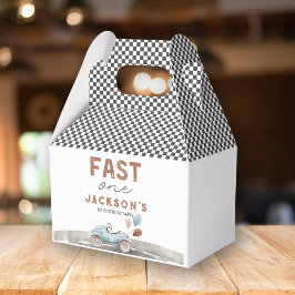 Snabbt en Tävla - välkomstdag för bilens blå pojke Presentaskar