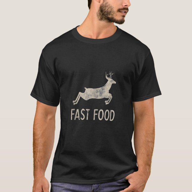Snabbt Food Hjort Hunting Manar Tanktop T Shirt (Framsida)